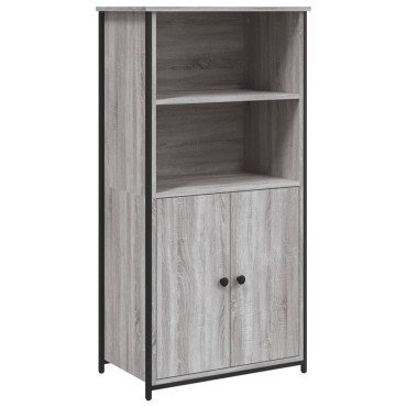 vidaXL Ντουλάπι Γκρι Sonoma 62x36x121,5cm από Επεξεργασμένο Ξύλο 1 τεμ.