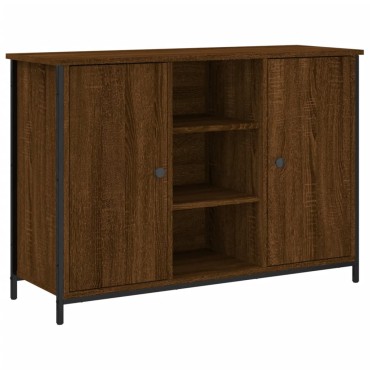vidaXL Ραφιέρα Καφέ Δρυς 100x35x70cm από Επεξεργασμένο Ξύλο 1 τεμ.