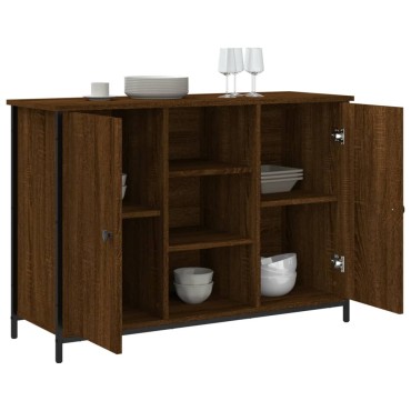 vidaXL Ραφιέρα Καφέ Δρυς 100x35x70cm από Επεξεργασμένο Ξύλο 1 τεμ.