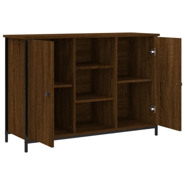 vidaXL Ραφιέρα Καφέ Δρυς 100x35x70cm από Επεξεργασμένο Ξύλο 1 τεμ.