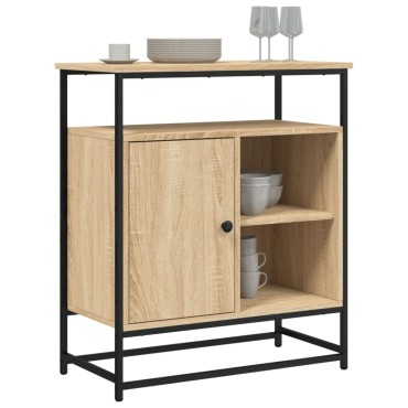vidaXL Συρταριέρα Sonoma Δρυς 69x35x80cm από Επεξεργασμένο Ξύλο 1 τεμ.