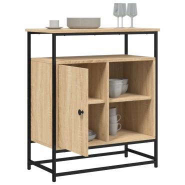 vidaXL Συρταριέρα Sonoma Δρυς 69x35x80cm από Επεξεργασμένο Ξύλο 1 τεμ.