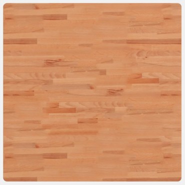 vidaXL Επιφάνεια Τραπεζιού Τετράγωνη 90x90x2,5cm Μασίφ Ξύλο Οξιάς 1 τεμ.