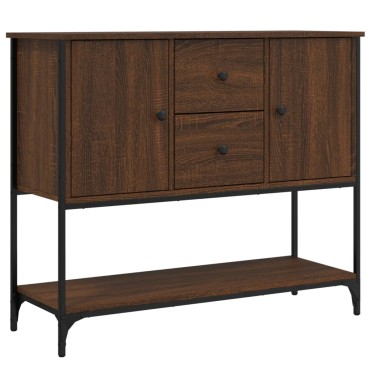 vidaXL Ντουλάπι Καφέ Δρυς 100x36x85cm από Επεξεργασμένο Ξύλο 1 τεμ.