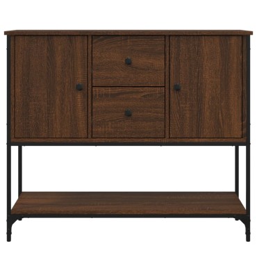 vidaXL Ντουλάπι Καφέ Δρυς 100x36x85cm από Επεξεργασμένο Ξύλο 1 τεμ.