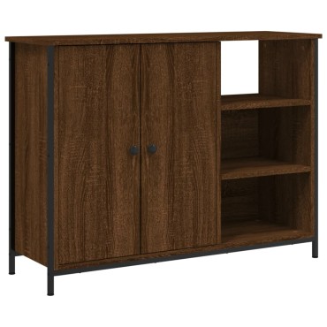 vidaXL Μπουφές Καφέ Δρυς 100x33x75cm από Επεξεργασμένο Ξύλο 1 τεμ.