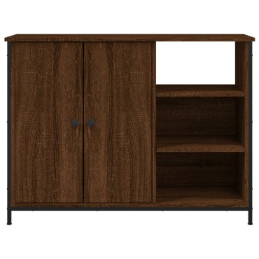 vidaXL Μπουφές Καφέ Δρυς 100x33x75cm από Επεξεργασμένο Ξύλο 1 τεμ.