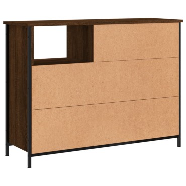 vidaXL Μπουφές Καφέ Δρυς 100x33x75cm από Επεξεργασμένο Ξύλο 1 τεμ.