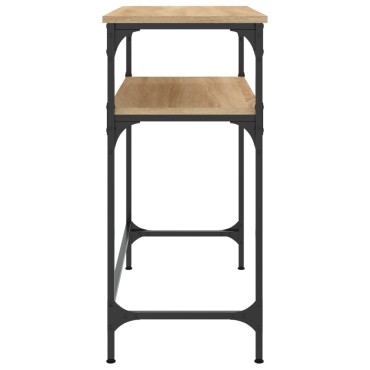 vidaXL Τραπέζι Κονσόλα Sonoma Δρυς 75x35,5x75cm Επεξεργασμένο Ξύλο 1 τεμ.