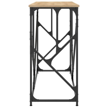 vidaXL Τραπέζι Κονσόλα Sonoma Δρυς 100x40x80cm Επεξεργασμένο Ξύλο 1 τεμ.