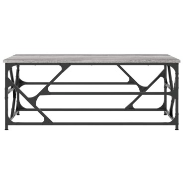 vidaXL Τραπεζάκι Σαλονιού Γκρι Sonoma 100x50x40cm Επεξεργασμένο Ξύλο 1 τεμ.