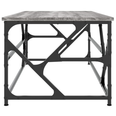 vidaXL Τραπεζάκι Σαλονιού Γκρι Sonoma 100x50x40cm Επεξεργασμένο Ξύλο 1 τεμ.