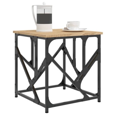vidaXL Τραπεζάκι Σαλονιού Sonoma Δρυς 45x45x47,5cm Επεξεργασμ. Ξύλο 1 τεμ.