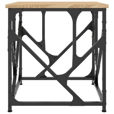 vidaXL Τραπεζάκι Σαλονιού Sonoma Δρυς 45x45x47,5cm Επεξεργασμ. Ξύλο 1 τεμ.