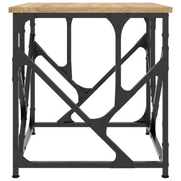 vidaXL Τραπεζάκι Σαλονιού Sonoma Δρυς 45x45x47,5cm Επεξεργασμ. Ξύλο 1 τεμ.