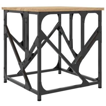 vidaXL Τραπεζάκι Σαλονιού Sonoma Δρυς 45x45x47,5cm Επεξεργασμ. Ξύλο 1 τεμ.
