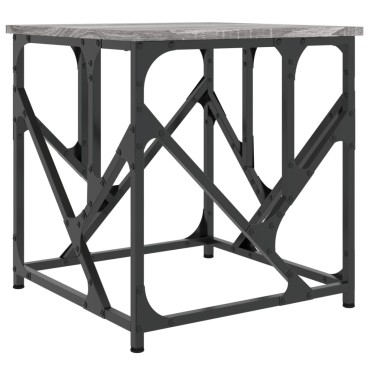 vidaXL Τραπεζάκι Σαλονιού Γκρι Sonoma 45x45x47,5cm Επεξεργασμ. Ξύλο 1 τεμ.