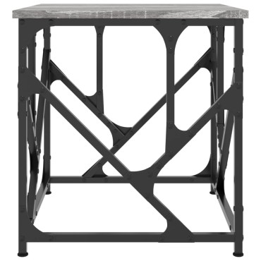 vidaXL Τραπεζάκι Σαλονιού Γκρι Sonoma 45x45x47,5cm Επεξεργασμ. Ξύλο 1 τεμ.