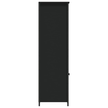 vidaXL Ντουλάπι Μαύρο 62x36x121,5cm από Επεξεργασμένο Ξύλο 1 τεμ.