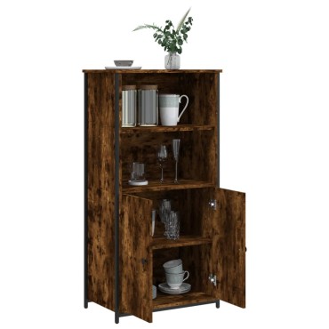 vidaXL Ντουλάπα Καπνιστή Δρυς 62x36x121,5cm από Επεξεργασμένο Ξύλο 1 τεμ.