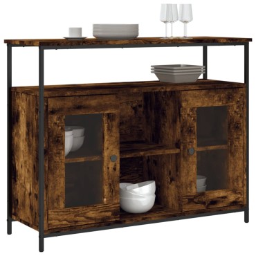 vidaXL Ντουλάπι Καπνιστή Δρυς 100x35x80cm από Επεξεργασμένο Ξύλο 1 τεμ.