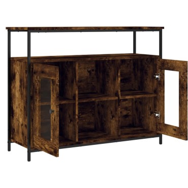 vidaXL Ντουλάπι Καπνιστή Δρυς 100x35x80cm από Επεξεργασμένο Ξύλο 1 τεμ.