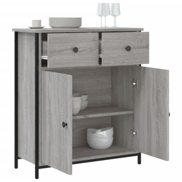 vidaXL Ντουλάπι Γκρι Sonoma 70x30x80cm από Επεξεργ. Ξύλο 1 τεμ.
