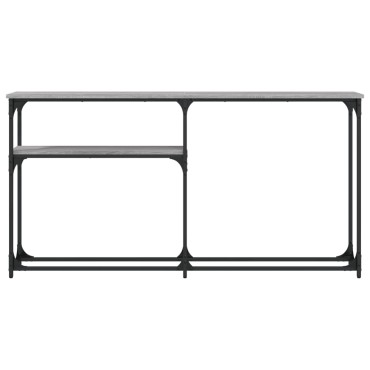 vidaXL Τραπέζι Κονσόλα Γκρι Sonoma 145x22,5x75cm Επεξεργασμένο Ξύλο 1 τεμ.
