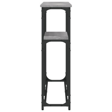 vidaXL Τραπέζι Κονσόλα Γκρι Sonoma 145x22,5x75cm Επεξεργασμένο Ξύλο 1 τεμ.