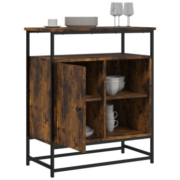 vidaXL Ντουλάπι Καπνιστή Δρυς 69x35x80cm από Επεξεργασμένο Ξύλο 1 τεμ.