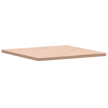 vidaXL Επιφάνεια Τραπεζιού Τετράγωνη 70x70x2,5cm Μασίφ Ξύλο Οξιάς 1 τεμ.