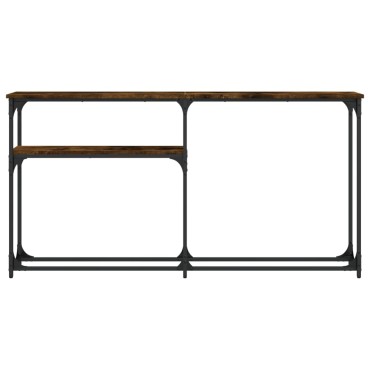 vidaXL Τραπέζι Κονσόλα Καπνιστή Δρυς 145x22,5x75cm Επεξεργ. Ξύλο 1 τεμ.