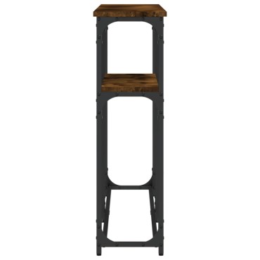 vidaXL Τραπέζι Κονσόλα Καπνιστή Δρυς 145x22,5x75cm Επεξεργ. Ξύλο 1 τεμ.