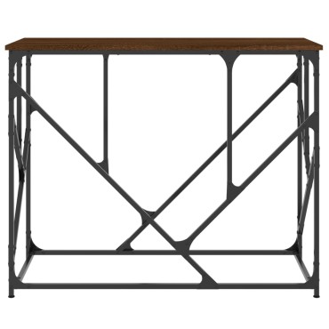 vidaXL Τραπέζι Κονσόλα Καφέ Δρυς 100x40x80cm Επεξεργασμένο Ξύλο 1 τεμ.