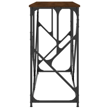 vidaXL Τραπέζι Κονσόλα Καφέ Δρυς 100x40x80cm Επεξεργασμένο Ξύλο 1 τεμ.