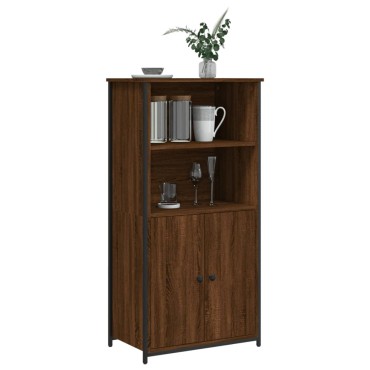 vidaXL Ντουλάπι Καφέ Δρυς 62x36x121,5cm από Επεξεργασμένο Ξύλο 1 τεμ.