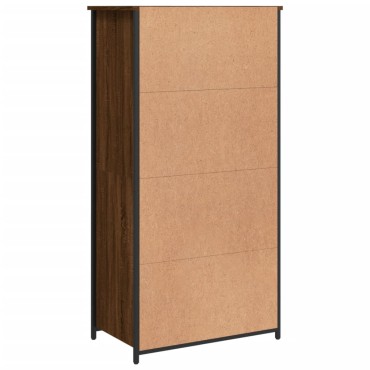 vidaXL Ντουλάπι Καφέ Δρυς 62x36x121,5cm από Επεξεργασμένο Ξύλο 1 τεμ.