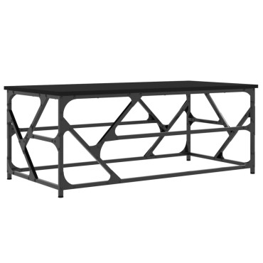 vidaXL Τραπεζάκι Σαλονιού Μαύρο 100x50x40cm Επεξεργασμένο Ξύλο 1 τεμ.