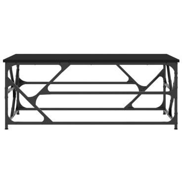 vidaXL Τραπεζάκι Σαλονιού Μαύρο 100x50x40cm Επεξεργασμένο Ξύλο 1 τεμ.