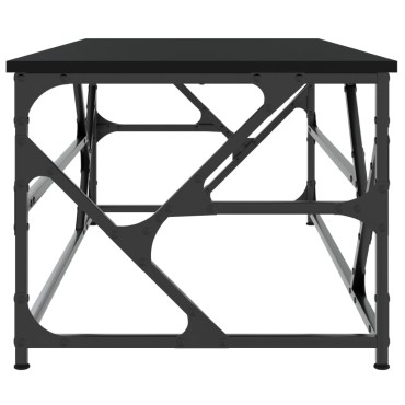 vidaXL Τραπεζάκι Σαλονιού Μαύρο 100x50x40cm Επεξεργασμένο Ξύλο 1 τεμ.