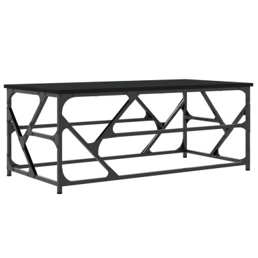 vidaXL Τραπεζάκι Σαλονιού Μαύρο 100x50x40cm Επεξεργασμένο Ξύλο 1 τεμ.