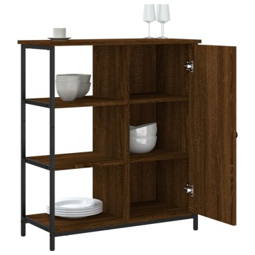 vidaXL Ντουλάπι Καφέ Δρυς 70x30x80cm από Επεξεργ. Ξύλο 1 τεμ.