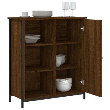 vidaXL Ντουλάπι Καφέ Δρυς 70x30x80cm από Επεξεργ. Ξύλο 1 τεμ.