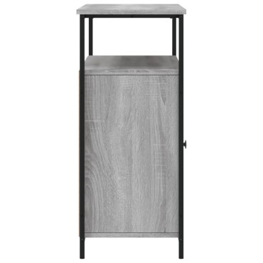 vidaXL Μπουφές Γκρι Sonoma 100x35x80cm από Επεξεργασμένο Ξύλο 1 τεμ.