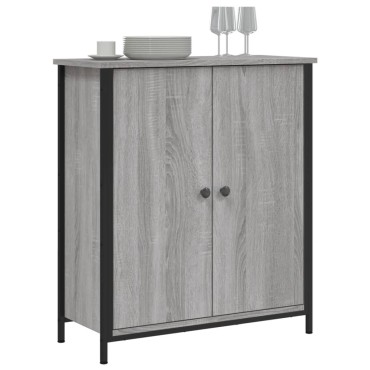vidaXL Ντουλάπι Γκρι Sonoma 70x30x80cm από Επεξεργ. Ξύλο 1 τεμ.