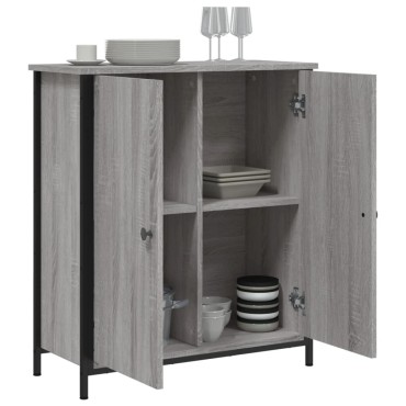 vidaXL Ντουλάπι Γκρι Sonoma 70x30x80cm από Επεξεργ. Ξύλο 1 τεμ.
