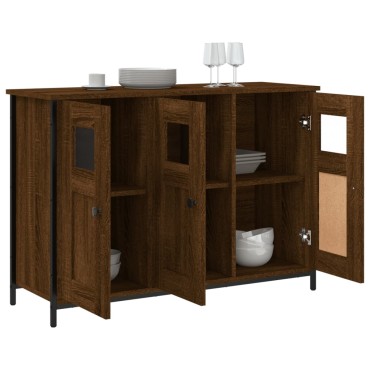 vidaXL Ραφιέρα Καφέ Δρυς 100x35x70cm από Επεξεργασμένο Ξύλο 1 τεμ.