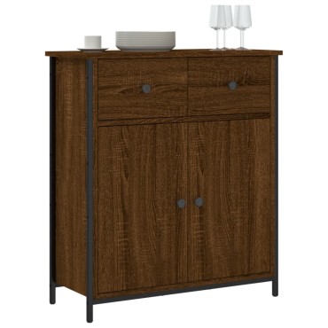 vidaXL Ντουλάπι Καφέ Δρυς 70x30x80cm από Επεξεργ. Ξύλο 1 τεμ.