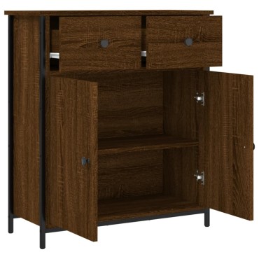 vidaXL Ντουλάπι Καφέ Δρυς 70x30x80cm από Επεξεργ. Ξύλο 1 τεμ.