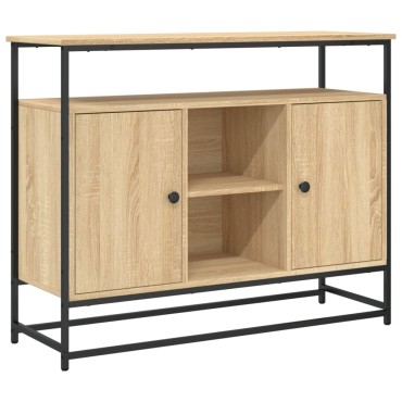 vidaXL Ντουλάπι Sonoma δρυς 100x35x80cm Επεξεργασμένο Ξύλο 1 τεμ.
